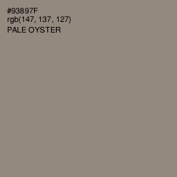 #93897F - Pale Oyster Color Image